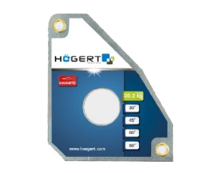Треугольный магнитный угольник для сварочных работ HOEGERT HT3B660 ― HOEGERT