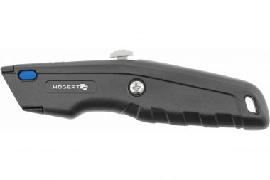 Алюминиевый нож HOEGERT TECHNIK с трапециевидным лезвием, в комплекте 3 запасных лезвия HT4C640  ― HOEGERT
