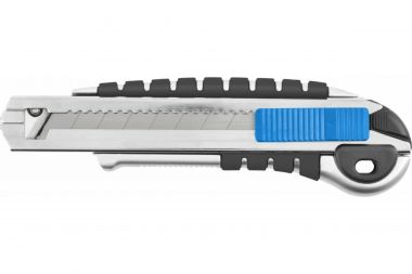 Нож HOEGERT TECHNIK с отламывающимся лезвием 18 мм, в комплекте 4 запасных лезвия HT4C630  ― HOEGERT