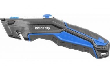 Нож HOEGERT TECHNIK с трапециевидным лезвием, в комплекте 3 запасных лезвия HT4C641  ― HOEGERT
