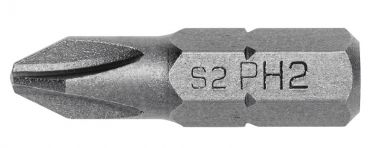Биты PH1, 25 мм, сталь S2, 5 шт. HOEGERT HT1S301 ― HOEGERT