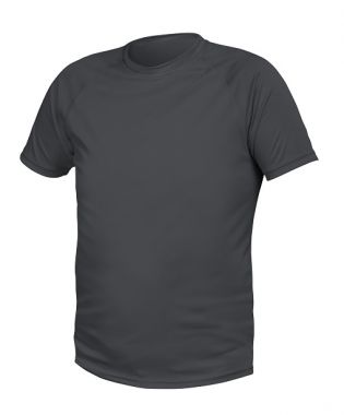 Футболка из полиэстера графитовая, 3XL HOEGERT HT5K402-3XL ― HOEGERT