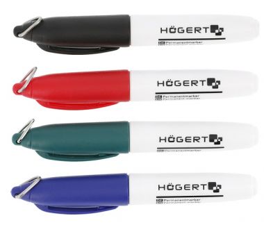 Перманентный маркер микс цветов. 80 шт. HOEGERT HT3B774 ― HOEGERT