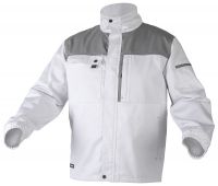 Рабочая куртка белая размер L HOEGERT SALM HT5K361-L