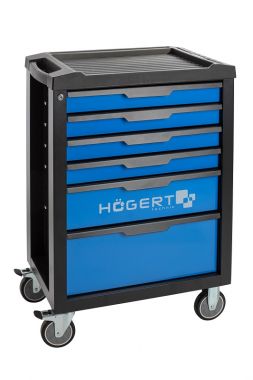 Тележка (тумба) инструментальная, 6 ящиков HOEGERT HT7G045 ― HOEGERT