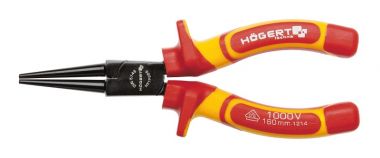 Круглогубцы изолированные 1000 V, 160 мм HOEGERT HT1P928 ― HOEGERT
