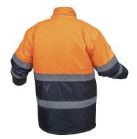 Куртка утепленная, светоотражающая, размер 2XL (оранжевая) HOEGERT HT5K237-2XL