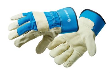 Перчатки рабочие 10.5'' с твердым  манжетом, коровья кожа HOEGERT HT5K214 ― HOEGERT