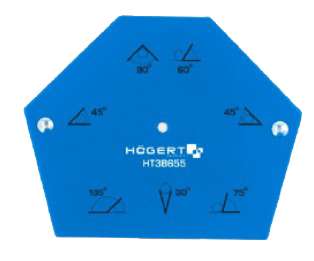 Шестигранный магнитный угольник для сварочных работ HOEGERT HT3B655 ― HOEGERT