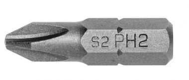 Биты PH2, 25 мм, сталь S2, 10 шт. HOEGERT HT1S304 ― HOEGERT