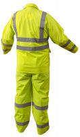 Костюм-дождевик светоотражающий, размер 2XL (желтый) HOEGERT HT5K261-2XL