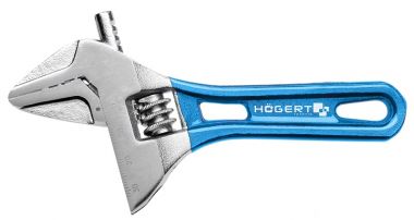 Разводной облегченный ключ с короткой рукояткой 140 мм HOEGERT HT1P562 ― HOEGERT